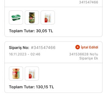 Migros Sipariş İptalinin Geri Ödenmemesi