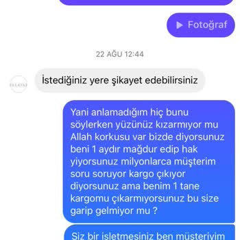 Ellayaz Butik Ne Ürünüm Geldi Ne Param İade Edildi