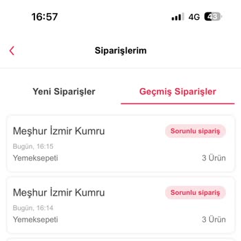 Geri Ödeme Yapmayan Yemeksepeti
