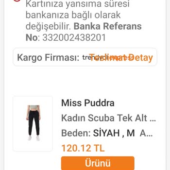 Trendyol İadenin Eksik Olması