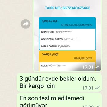 PTT Kargo Kargomun Teslim Edilmemesi