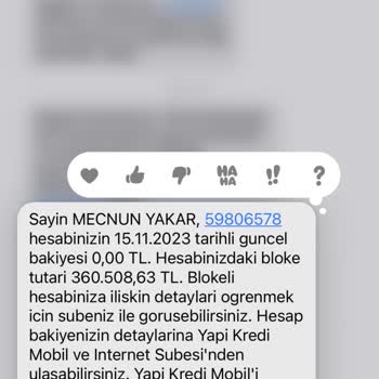 Mağdur Oldum Yapı Kredi Temsilcisi İlgilenmiyor