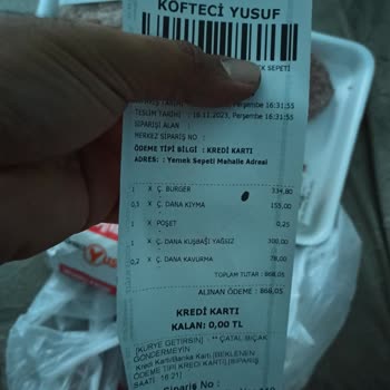 Yemeksepeti Eksik Sipariş Ve Zamanında Teslim Etmeme