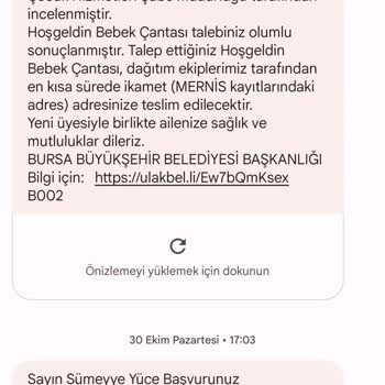 Bursa Büyükşehir Belediyesi Yeni Doğan Bebek Yardım Paketi Hakkında