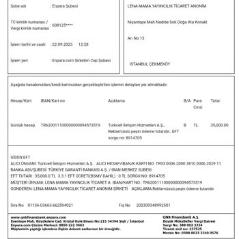 Turkcell Ve Biotekno Vermediği Hizmetin Ücret İadesini Yapmıyor