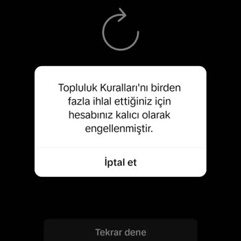 TikTok Hesabımı Engelledi Geri Açılmasını İstiyorum