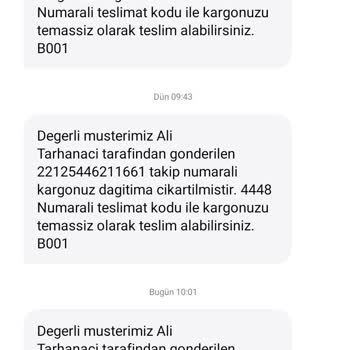 Sürat Kargo Kargo Dağıtım SMS Gelmesine Rağmen Teslim Edilmiyor