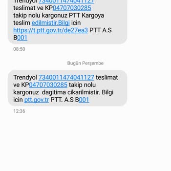 PTT Kargo PTT Dağıtma Gelmedi Mesaj Gelmesine Rağmen