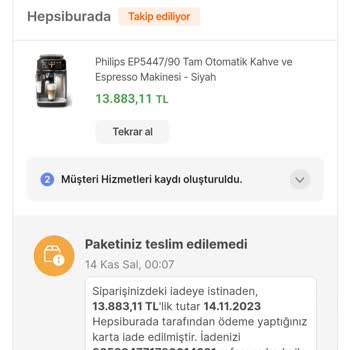 Hepsiburada Ürünümü Tarafımdan Habersiz İptal Etti