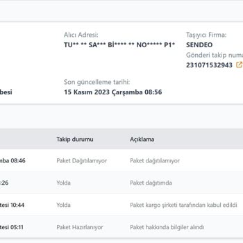 Sendeo'dan 1 Haftadır Ulaşmayan Şehir İçi Kargo!