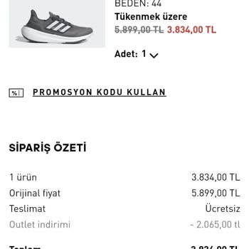 Adidas Yalan Kampanya Yaparak İnsanları Siteye Çekmeye Çalışıyor