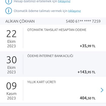 Yapı Kredi Bankası Kredi Kartı Yıllık Ücreti