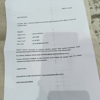 Nike Ayakkabı Üç Haftada Şekil Değiştirdi