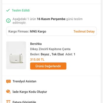 Bershka Kusurlu Ürün Gönderimi
