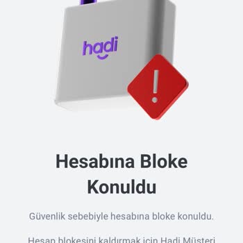 Hadi TOM Pay Hadi Hesap Blokesi