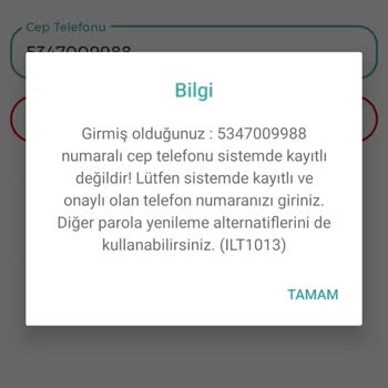 MHRS (Merkezi Hekim Randevu Sistemi) Koda Ulaşamadım, Unuttum Ve Telefon Numarası Artık Kullanılamıyor