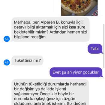 Getir Canlı Destek Şikayeti