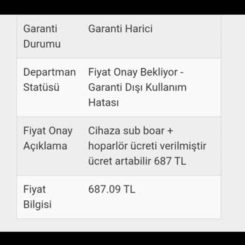 KVK Teknik Servis Gereksiz İşlem Ücreti!