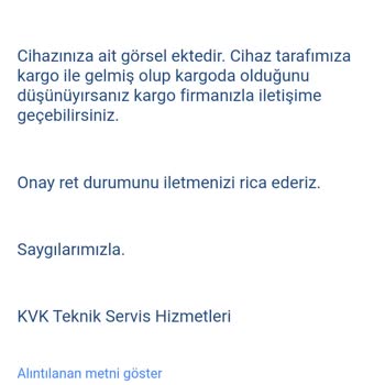 Yurtiçi Kargo Arızalı Teslimat Problemi
