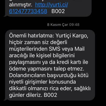 Yurtiçi Kargo Beni Rahatsız Ediyor!