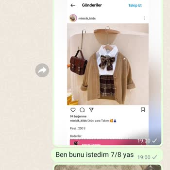 Minicik_kiids (Instagram) Çocuk Giyim Firmasından Alışveriş Mağduriyeti