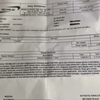 Nizamlar Teslim Edilmeyen Ürün...