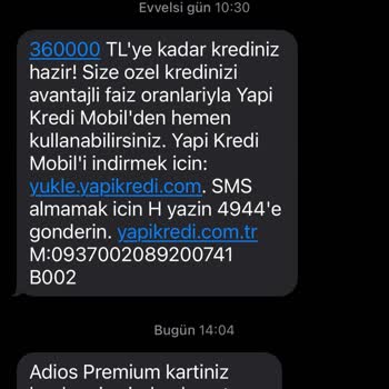 Yapı Kredi Bankası Adios'a Bay Bay...