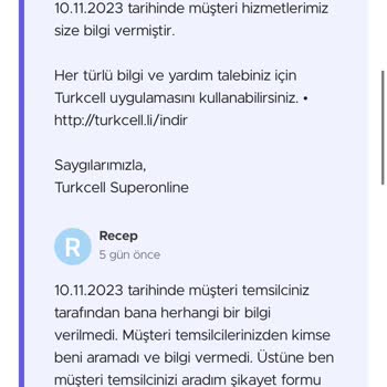 Turkcell İletişim Sorunu Hakkında