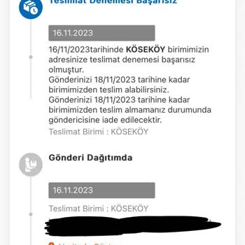 MNG Kargo Kocaeli Köseköy Birimi Kargomu Getirmiyor