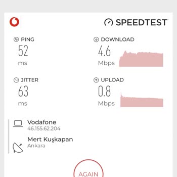 Vodafone Mobil İnternet Hızı Çok Düşük