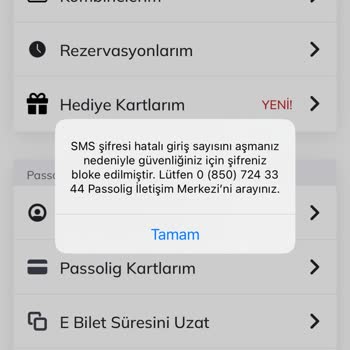 Passolig Doğrulama SMS Kodu Passo