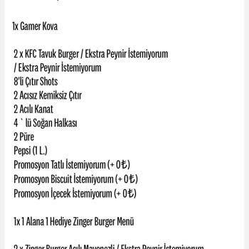 KFC Ürün Leri Eksik Koyuyor Her Zaman