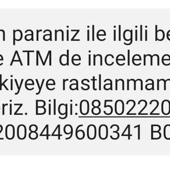 Denizbank ATM Paramı Yuttu.