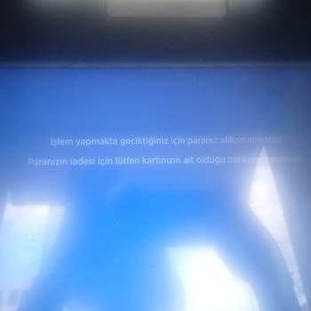 Denizbank ATM Paramı Yuttu.