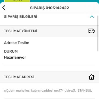 Watsons 11 Gün Önce Verdiğim Siparişim