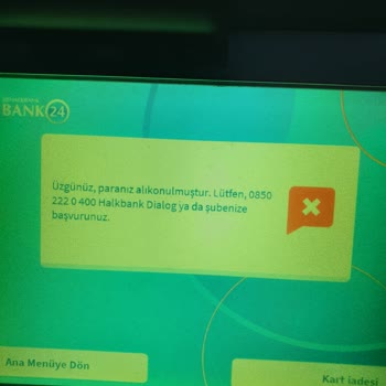 Papara Hesabıma Halkbank ATM'sinden Para Yatırdım Paraya El Konuldu