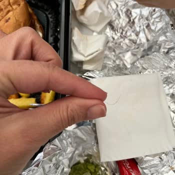 Lavantes Yemekten Kıl Çıktı