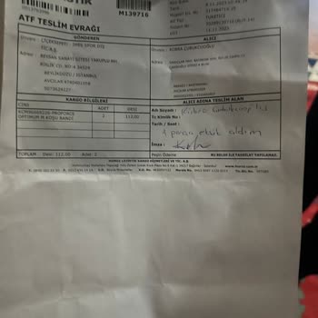 Horoz Lojistik Ürünümü Eksik Getirdi