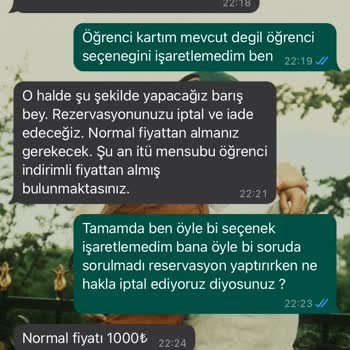 olleyy.com Rezervasyon İptali Ve İletişim Sorunu