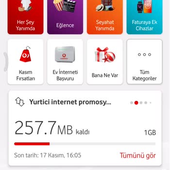 Vodafone Aşım Gözükmemesi Sorunu