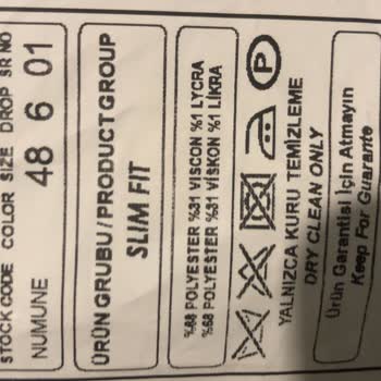 Morven Yün Yerine Gelen Polyester Takım Elbise