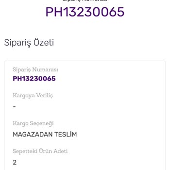 Gratis Sebepsiz Sipariş İptali