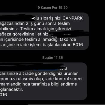 Watsons Benden Habersiz İade Gerçekleştirdi