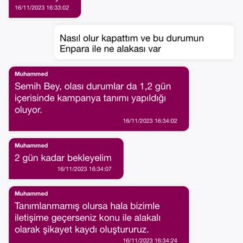 QNB Finansbank Trendyol ParaPuan Vermedi Ve Yardımcı Olmadı