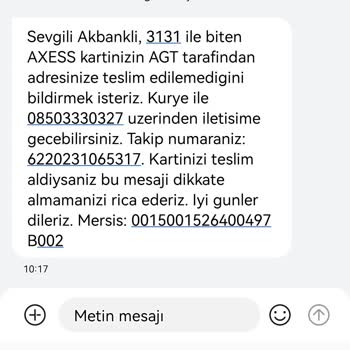 Akbank Kart Teslimi Yapamıyorlar