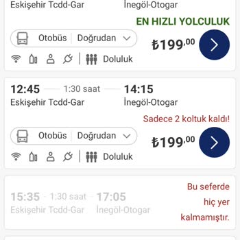 Kamil Koç Acil Otobüs Talebi