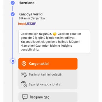 Hepsiburada Ürün Ortada Yok