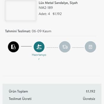 Vivense Zamanında Teslim Edilmeyen Ürün