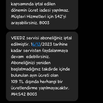 Veedz-tr.com Veedz Abonelik İptali