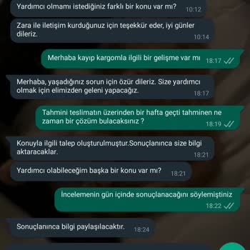 Zara Ceketim Teslim Edildi Gözüküyor Ve Üç Gündür Teslim Edilmedi